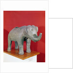 Ritual vase in the shape of an elephant by Zhou Dynasty Chinese School