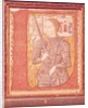 Historiated Initial depicing Joan of Arc, 15th century by Franco-Flemish School