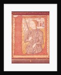 Historiated Initial depicing Joan of Arc, 15th century by Franco-Flemish School