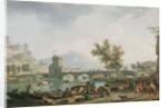 The edge of a fair, 1774 by Claude Joseph Vernet
