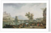 The edge of a fair, 1774 by Claude Joseph Vernet