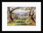 Landscape at Les Collettes, 1910 by Pierre Auguste Renoir