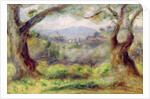 Landscape at Les Collettes, 1910 by Pierre Auguste Renoir