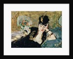 The Lady with Fans, Portrait of Nina de Callias, c.1873-74 by Edouard Manet