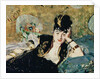 The Lady with Fans, Portrait of Nina de Callias, c.1873-74 by Edouard Manet