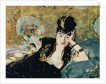 The Lady with Fans, Portrait of Nina de Callias, c.1873-74 by Edouard Manet