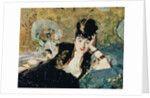 The Lady with Fans, Portrait of Nina de Callias, c.1873-74 by Edouard Manet