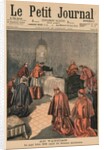 At the Vatican, Pope Leo XIII receiving the last rites by French School
