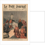 At the Vatican, Pope Leo XIII receiving the last rites by French School