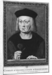 Portrait of Charles of Orleans, Count of Angouleme, after the original from the collection Roger de Gaignieres by School French