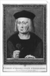 Portrait of Charles of Orleans, Count of Angouleme, after the original from the collection Roger de Gaignieres by School French