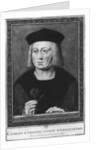 Portrait of Charles of Orleans, Count of Angouleme, after the original from the collection Roger de Gaignieres by School French
