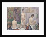 The Models, 1888 by Georges Pierre Seurat
