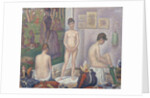 The Models, 1888 by Georges Pierre Seurat