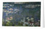 Waterlilies: Green Reflections, 1914-18 by Claude Monet