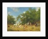 Arab Horsemen Resting in the Forest, 1868 by Eugene Fromentin