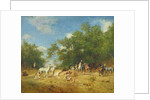 Arab Horsemen Resting in the Forest, 1868 by Eugene Fromentin
