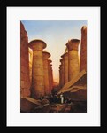The Great Temple of Amun at Karnak by Jean Charles Langlois