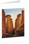 The Great Temple of Amun at Karnak by Jean Charles Langlois