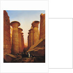 The Great Temple of Amun at Karnak by Jean Charles Langlois