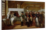 Napoleon visiting the Infirmary of Invalides on 11th February 1808, 1809 by Alexandre Veron Bellecourt