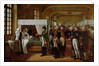 Napoleon visiting the Infirmary of Invalides on 11th February 1808, 1809 by Alexandre Veron Bellecourt