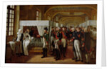 Napoleon visiting the Infirmary of Invalides on 11th February 1808, 1809 by Alexandre Veron Bellecourt