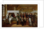 Napoleon visiting the Infirmary of Invalides on 11th February 1808, 1809 by Alexandre Veron Bellecourt