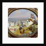 The Beach at Dieppe, 1916 by Jacques-Emile Blanche