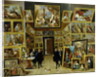 The Archduke Leopold Wilhelm of Austria in his painting gallery in Brussels, c.1647 by David the Younger Teniers