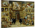 The Archduke Leopold Wilhelm of Austria in his painting gallery in Brussels, c.1647 by David the Younger Teniers