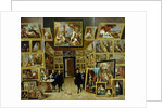 The Archduke Leopold Wilhelm of Austria in his painting gallery in Brussels, c.1647 by David the Younger Teniers