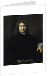 Portrait, presumed to be Rene Descartes by Sebastien Bourdon