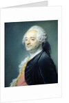 Portrait of Maurice Quentin de la Tour, 1750 by Jean-Baptiste Perronneau
