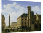 La Place Vendome, 1808 by Etienne Bouhot