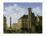 La Place Vendome, 1808 by Etienne Bouhot