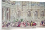 The Masked Ball at the Galerie des Glaces on the Occasion of the Marriage of the Dauphin to Marie-Therese, 17th February 1745 by Charles Nicolas II Cochin
