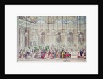 The Masked Ball at the Galerie des Glaces on the Occasion of the Marriage of the Dauphin to Marie-Therese, 17th February 1745 by Charles Nicolas II Cochin