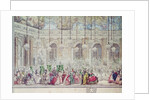 The Masked Ball at the Galerie des Glaces on the Occasion of the Marriage of the Dauphin to Marie-Therese, 17th February 1745 by Charles Nicolas II Cochin
