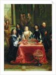 Christina of Sweden and her court, 1649 by Pierre-Louis the Younger Dumesnil