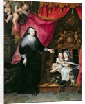 Madame de Lansac and the Children of France, Louis XIV and his brother Philippe of Orleans after 1640 by French School