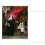 Madame de Lansac and the Children of France, Louis XIV and his brother Philippe of Orleans after 1640 by French School