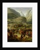 The French Army Travelling over the St. Bernard Pass at Bourg St. Pierre, 20th May 1800, 1806 by Charles Thevenin