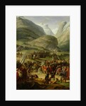The French Army Travelling over the St. Bernard Pass at Bourg St. Pierre, 20th May 1800, 1806 by Charles Thevenin