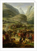 The French Army Travelling over the St. Bernard Pass at Bourg St. Pierre, 20th May 1800, 1806 by Charles Thevenin