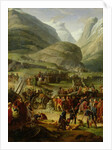 The French Army Travelling over the St. Bernard Pass at Bourg St. Pierre, 20th May 1800, 1806 by Charles Thevenin