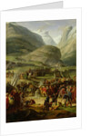 The French Army Travelling over the St. Bernard Pass at Bourg St. Pierre, 20th May 1800, 1806 by Charles Thevenin