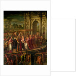 King Henri III of France visiting Venice in 1574, escorted by Doge Alvise Mocenigo and met by the Patriarch Giovanni Trevisan by Andrea Vicentino