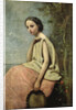 Zingara with a Tambourine by Jean Baptiste Camille Corot