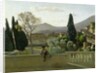 The Gardens of the Villa d'Este, Tivoli, 1843 by Jean Baptiste Camille Corot